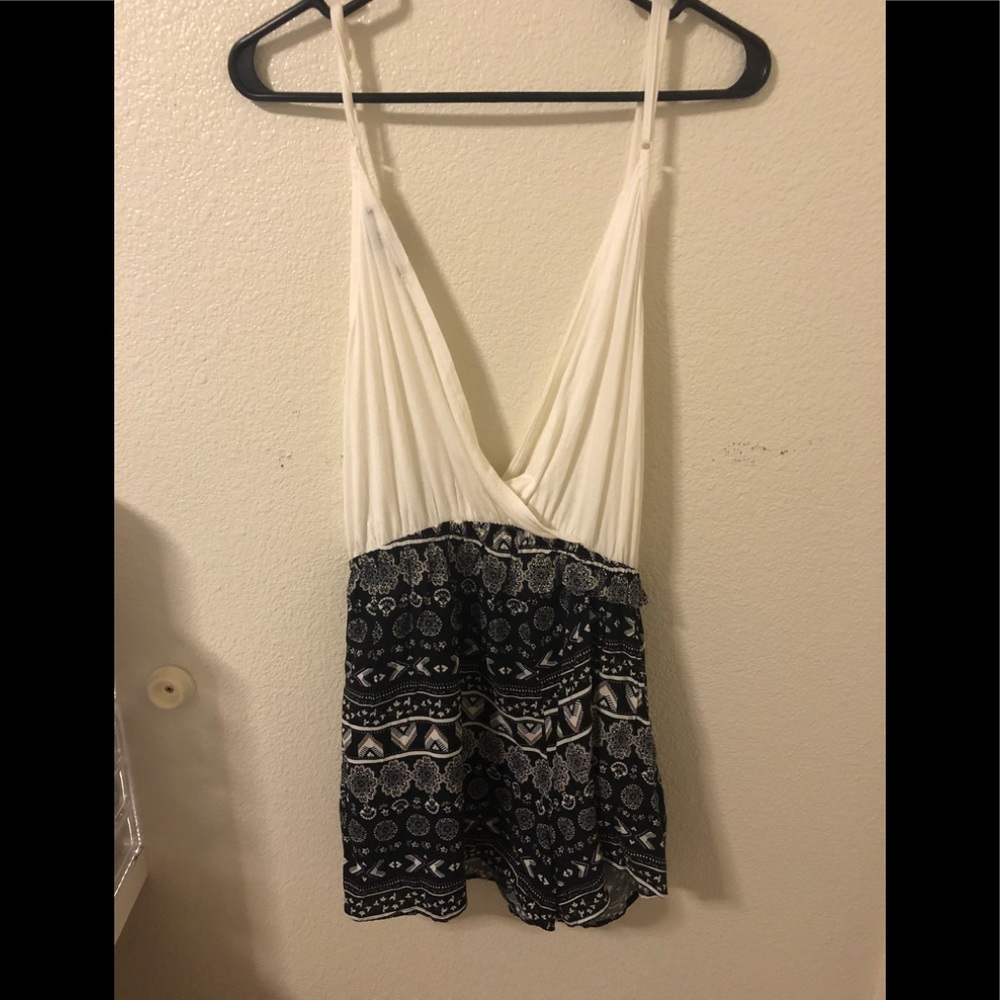 Tribal print romper